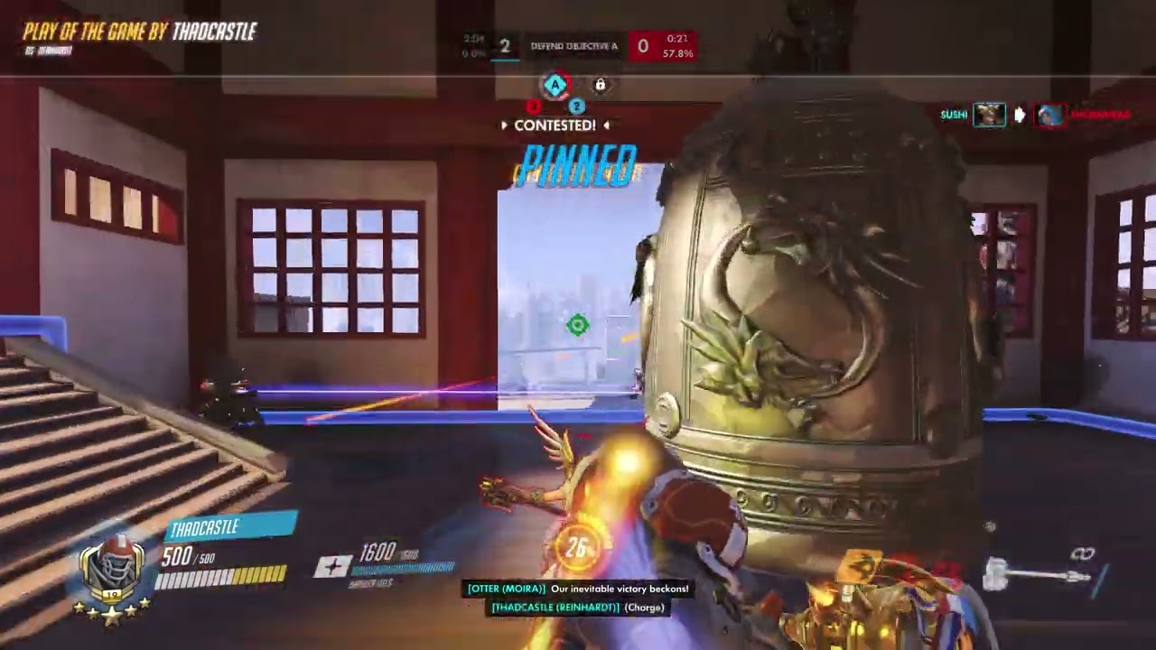 Thad Castle play of the game. Environmental Kills only.