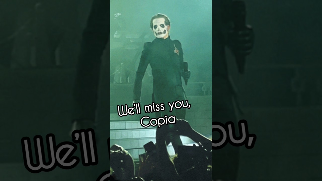 Cardinal Copia's Retiring?? 🥺 #ghostband #ghost #ghostbandedit #ghostmusic #cardinalcopia #shorts