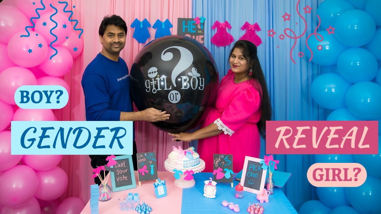 Our Baby Gender Reveal  | Boy? or Girl ? Gender Reveal party Decorations |Telugu Vlogs from America