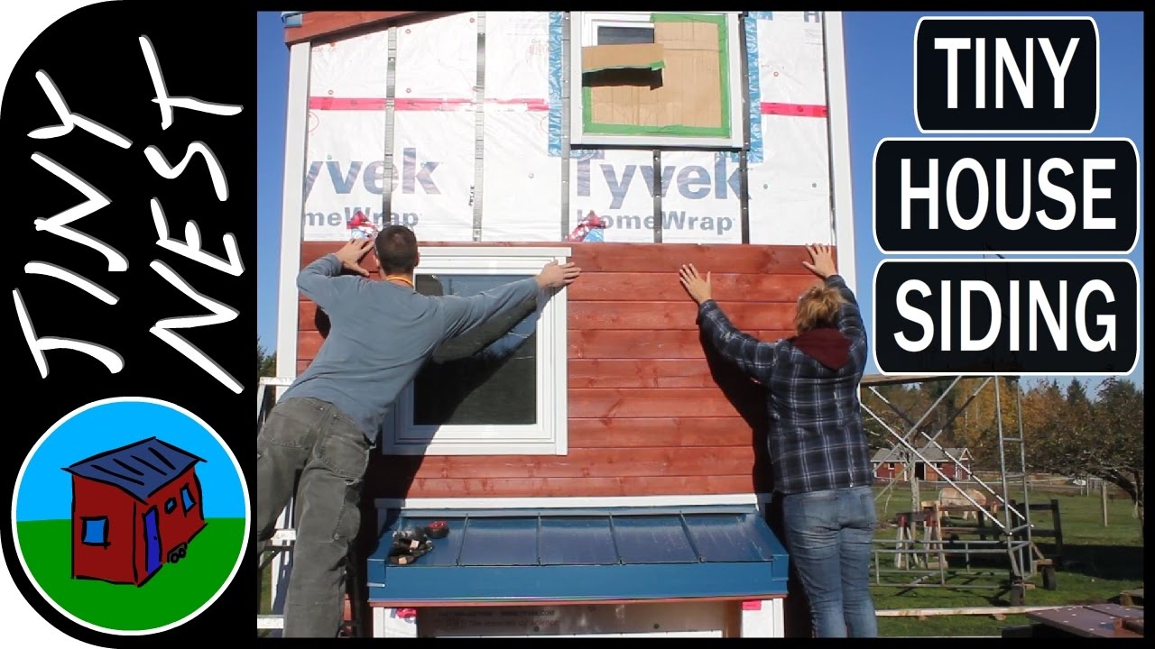 Tiny House Exterior Siding Installation - Part 1 (Ep. 25)
