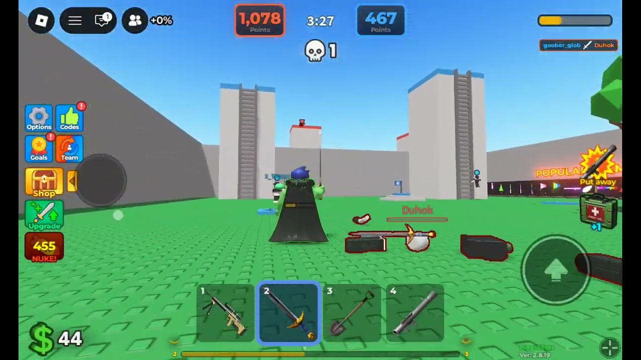 playing underground war :imbad