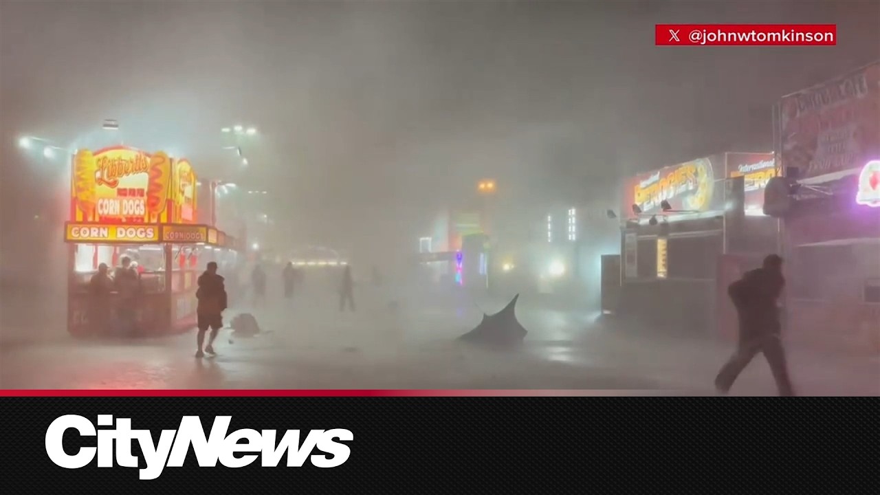 Another weekend rainstorm in Edmonton causes flooding, cancellations