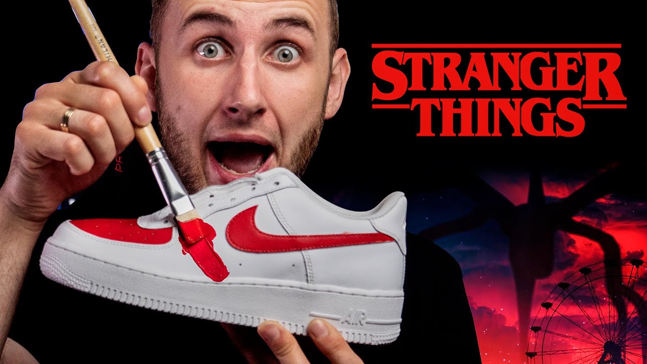 Custom Nike Air Force 1 Demogorgon Stranger Things