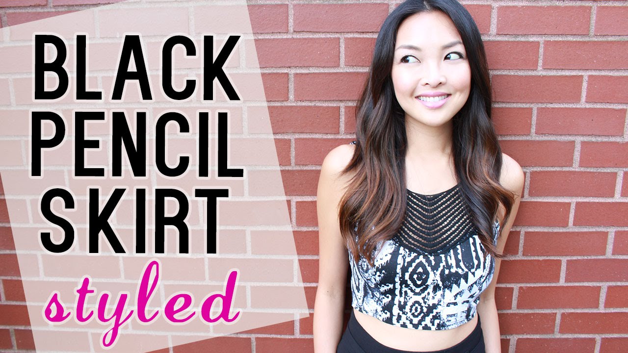 HOW TO: Wear A Black Pencil Skirt 3 Ways!