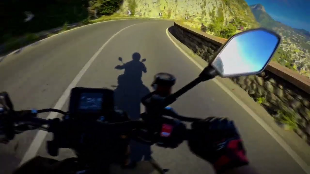4K Yamaha MT-09 SP [High speed on the Amalfi coast]
