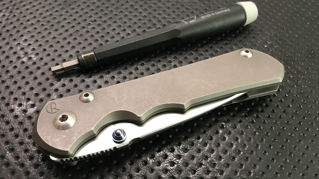 How to disassemble and maintain the Chris Reeve Knives Sebenza 25 Pocketknife