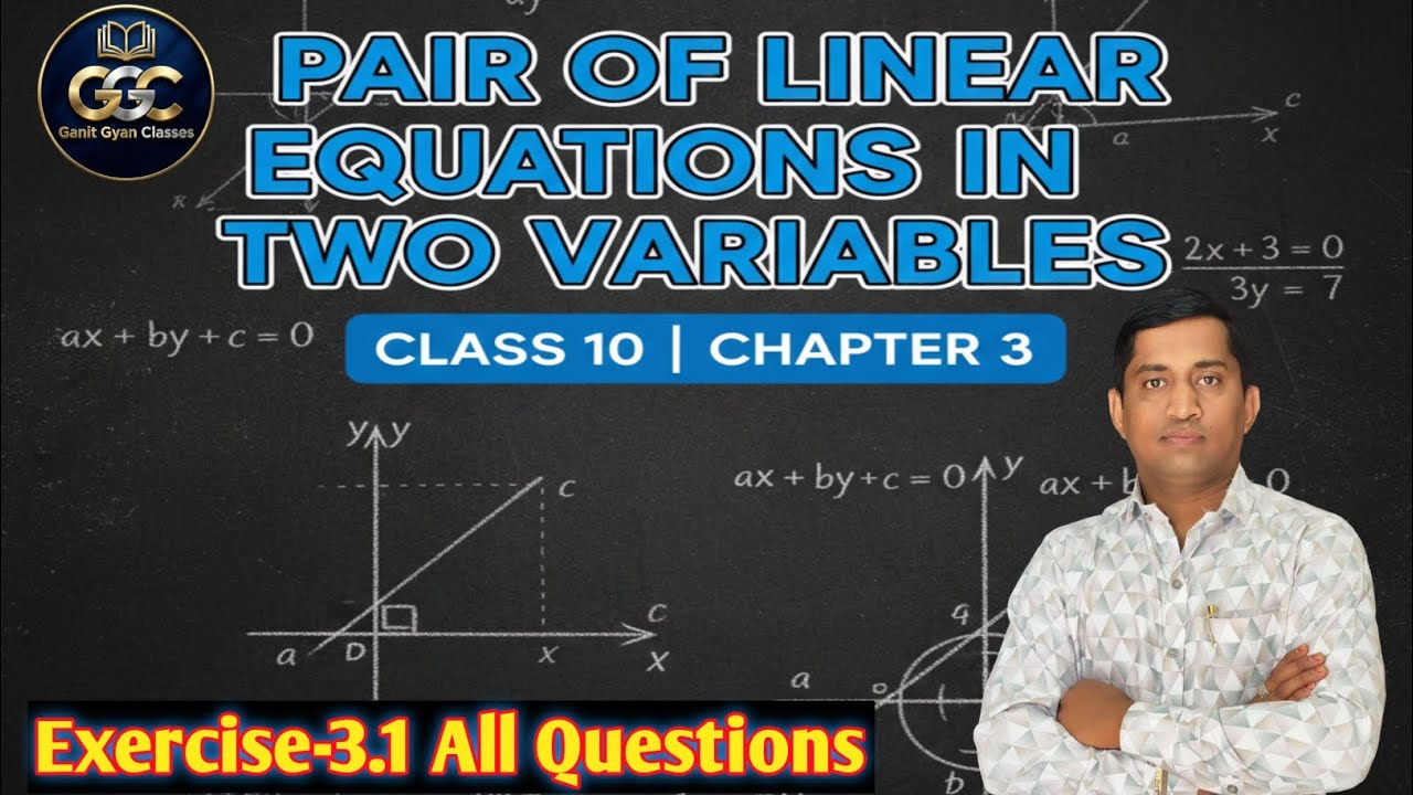 Class-10 th Maths Exercise -3.1 all Questions {pair of linear equation in two variables}#maths#viral