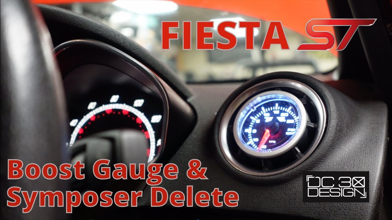 Installing Boost Gauge & Symposer Delete - Ford Fiesta ST180 Track Day Car