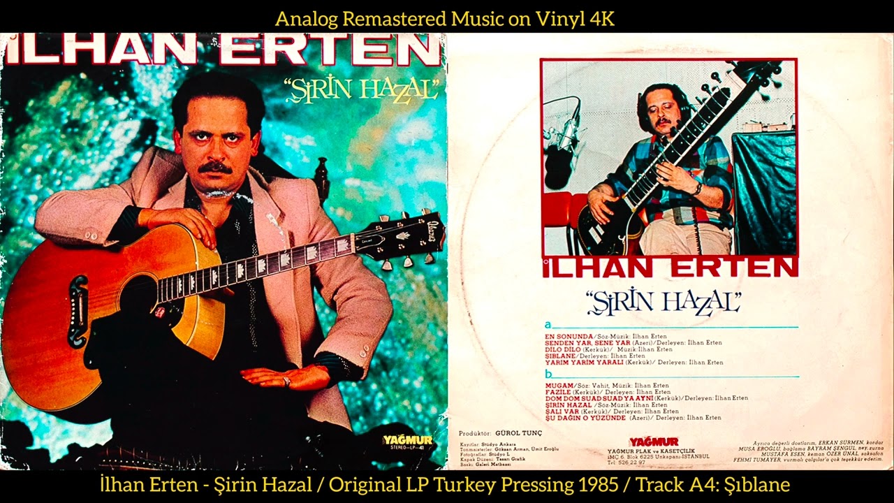 İlhan Erten - Şıblane (Original LP Song Analog Remastered 1985) 4K