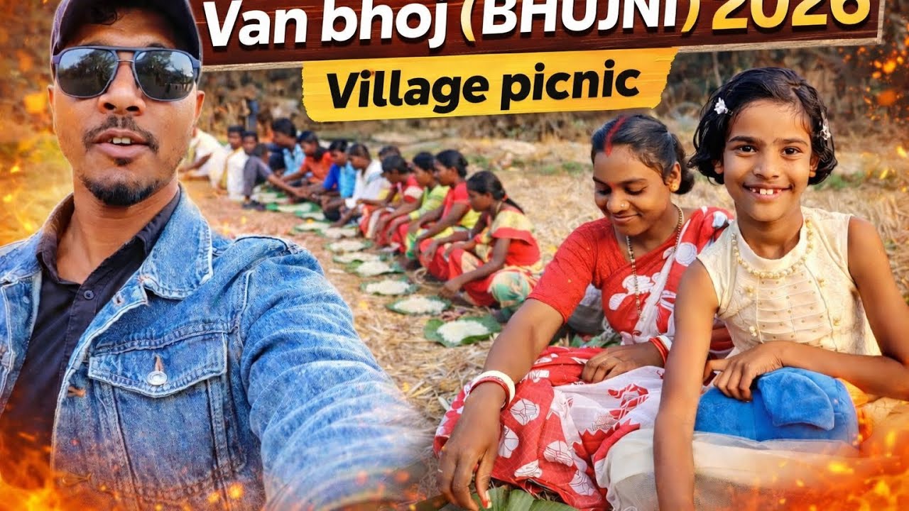 BHUJNI (Van Bhoj) 2026 Tribal New year picnic mag bonga| Hensakocha bhujni #picnic #villagelife 