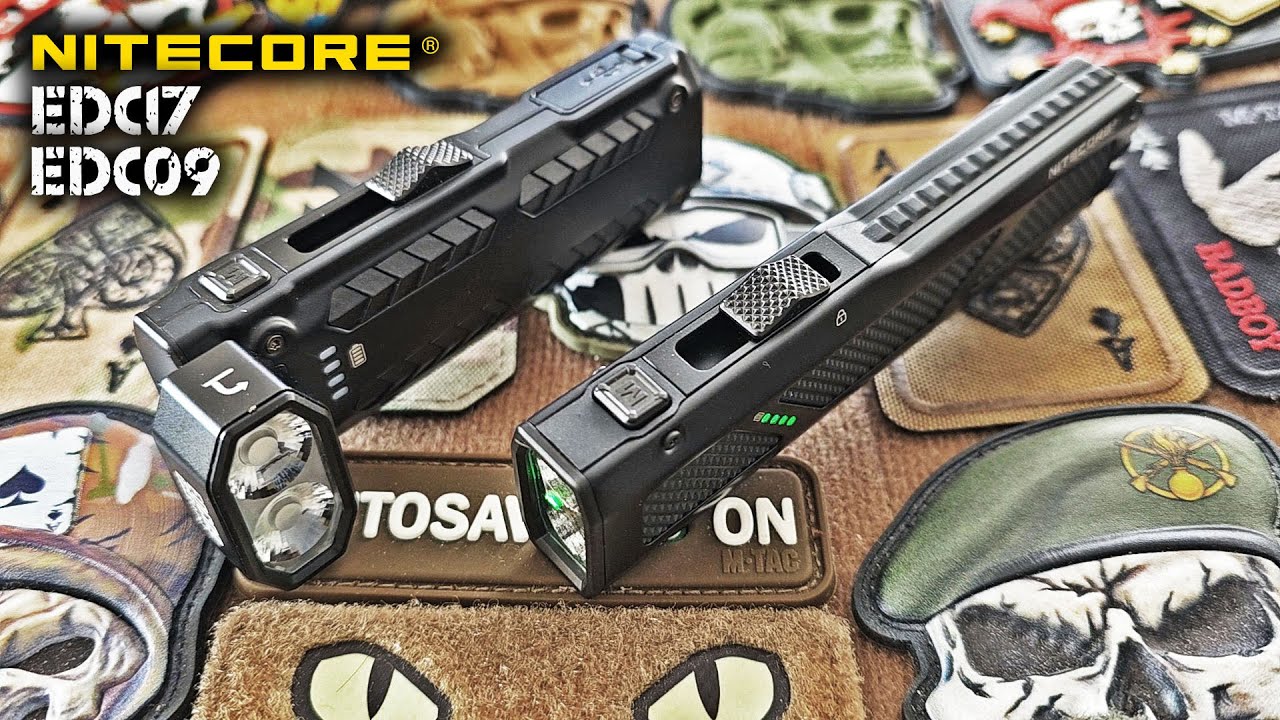 Топовые фонари Nitecore EDC17/Nitecore EDC09 MCT 2.0@Corcoran ALTactical pocket flashlight