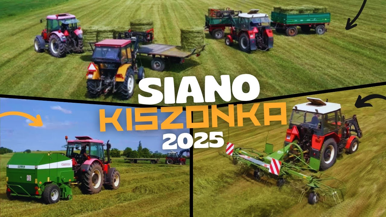 ✮🍀Zielone Żniwa🍀✮SIANOKISZONKA 2025✮Zetor&Ursus w Akcji🔥✮Krone|SaMASZ|Sipma✮