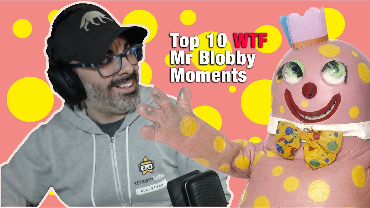 American Reacts to Top 10 WTF Mr Blobby Moments