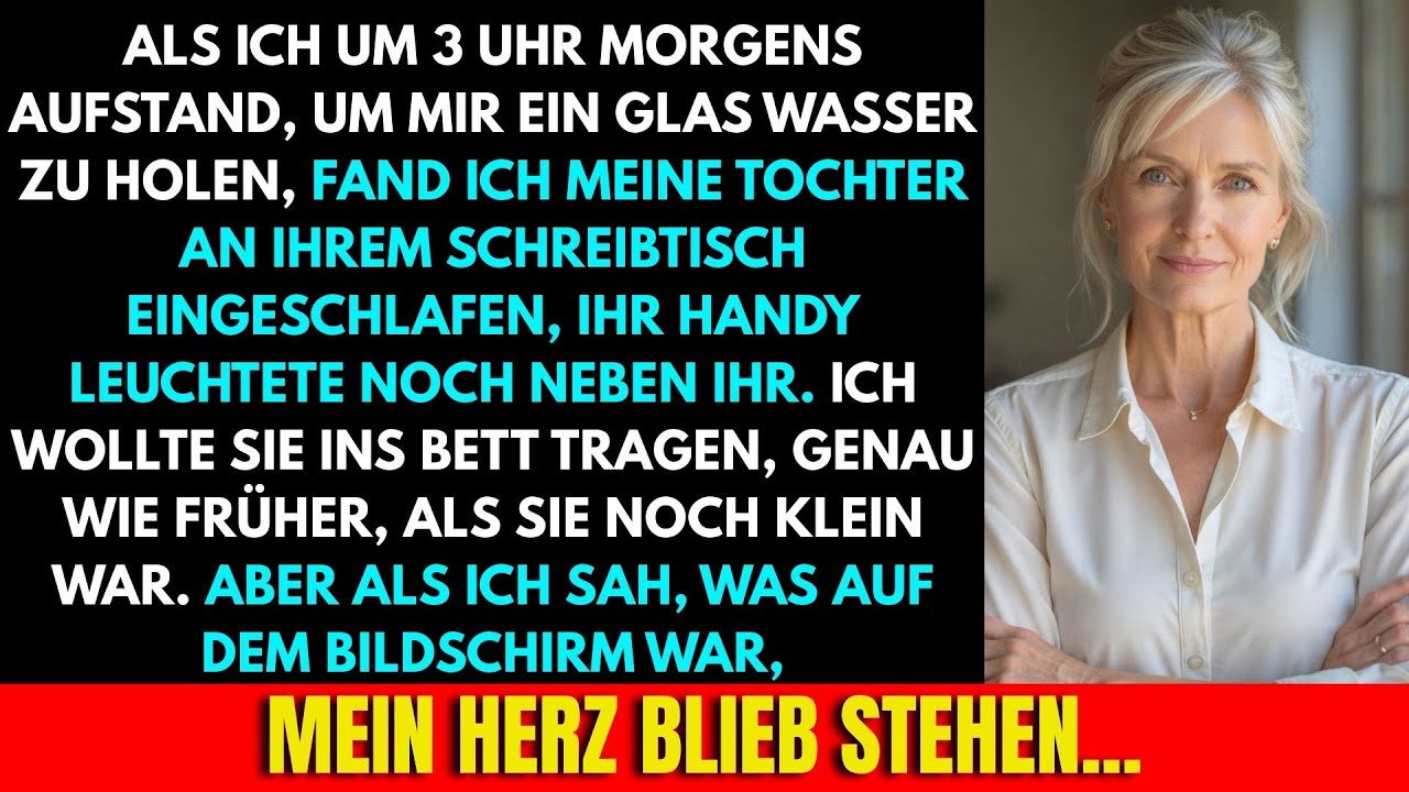 Um 3 Uhr Fand Ich Meine Tochter Schlafend Am Schreibtisch; Ihr Leuchtendes Handy Stoppte Mein Herz