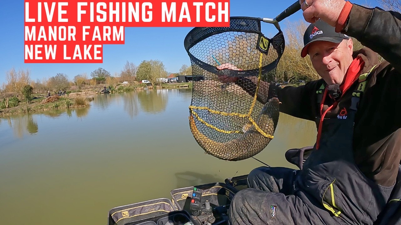 Live Fishing Match Manor Farm Swilland ip6 9lb, #matchfishinguk