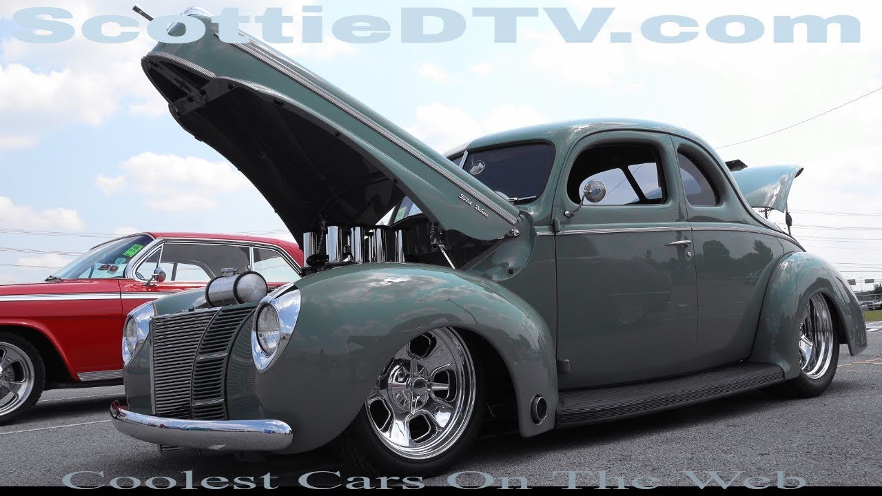 1940 Ford Street Rod Stacked HEMI Hot Rod 2021 NSRA Street Rod Nationals Louisville KY