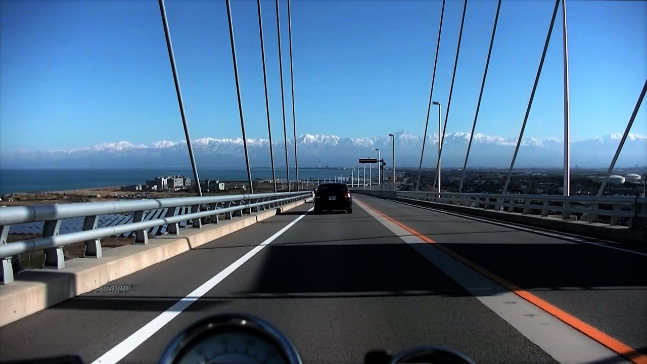 新湊大橋 立山連峰 2015年12月20日