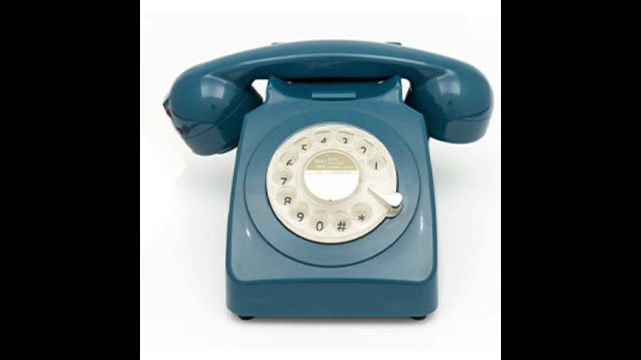 blue telephone