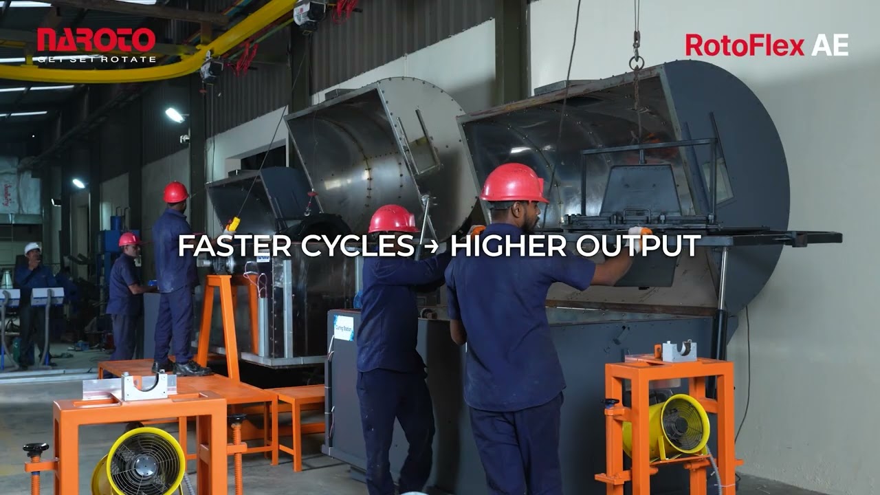 ROTOFLEX AE | All Electric Rotomoulding Machine #rotomoulding #industry #manufacturing 