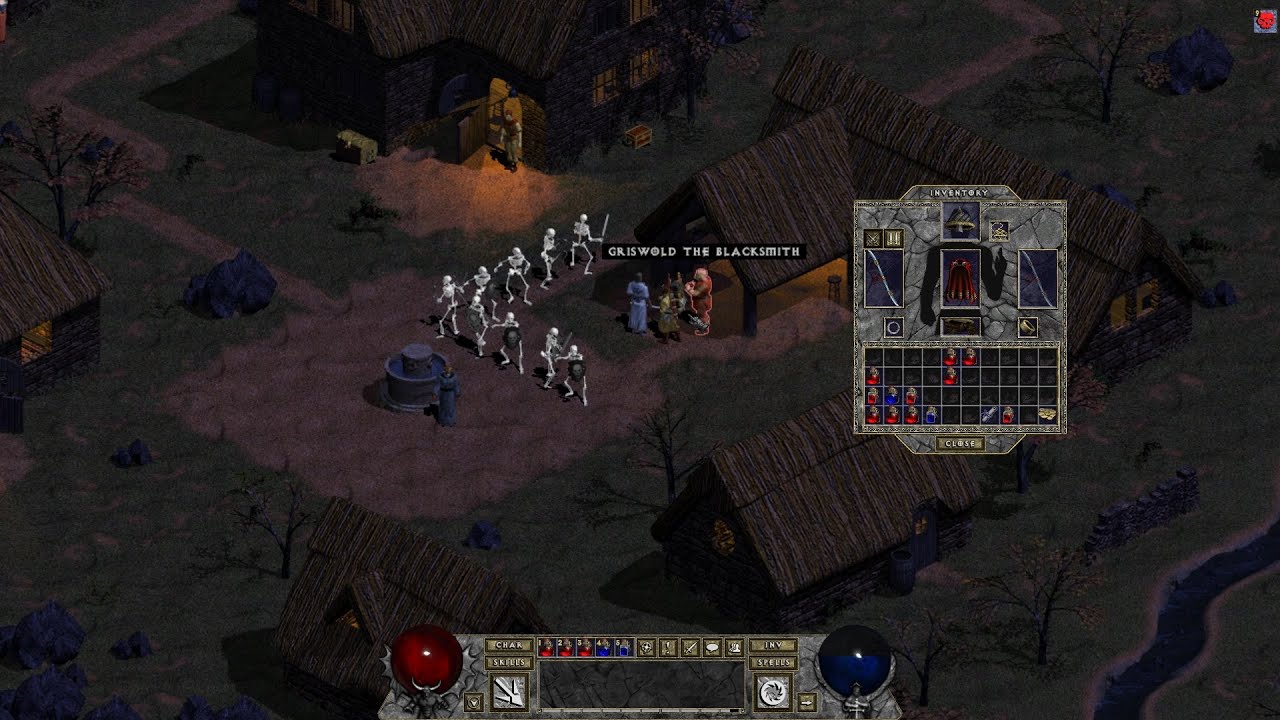 Diablo 1 (1996) Belzebub Mod Necromancer NIGHTMARE - Part 45