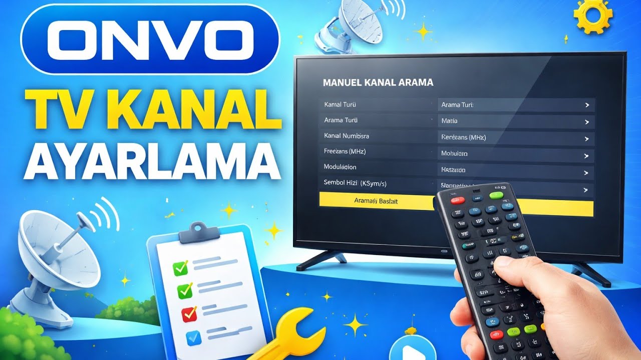 Onvo Tv Kanal Ayarlama - Onvo Tv Kurulum