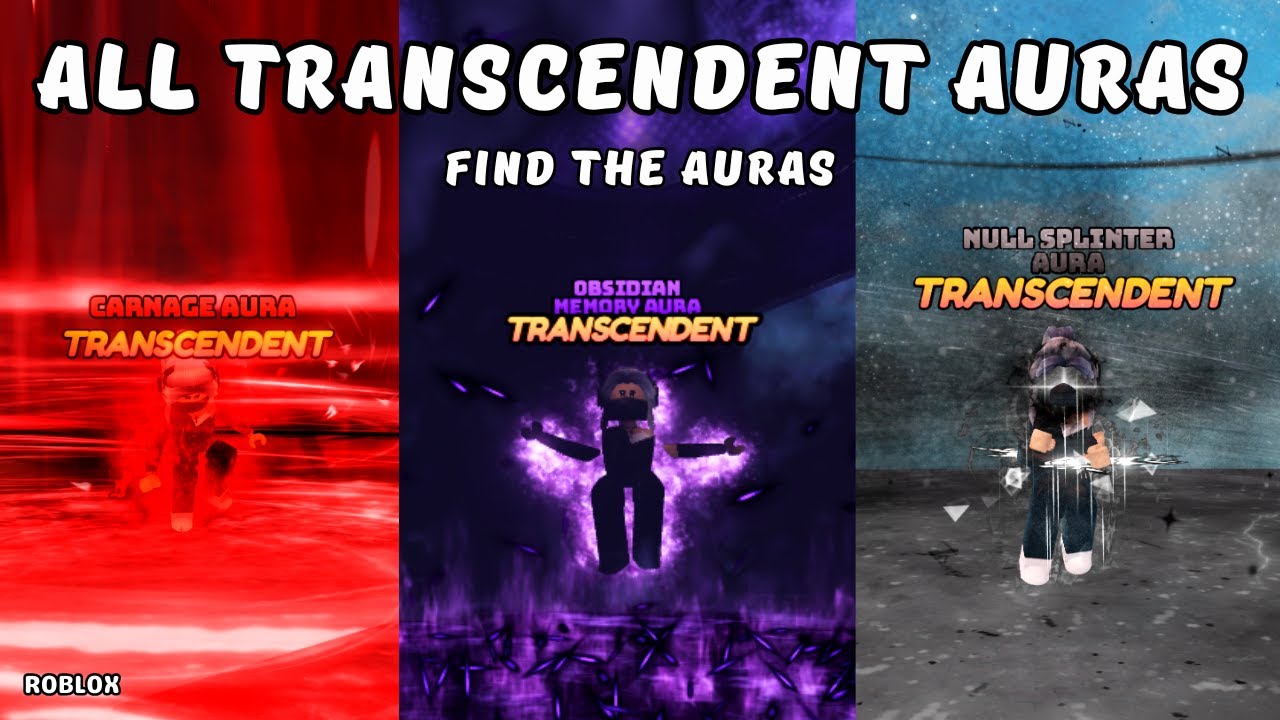How To Get ALL TRANSCENDENT AURAS in Find The Auras (620) | Roblox