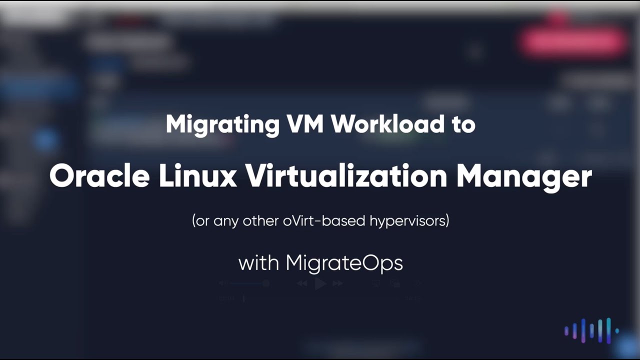 SEE IT IN ACTION Automated Compute Migration VMware to OLVM