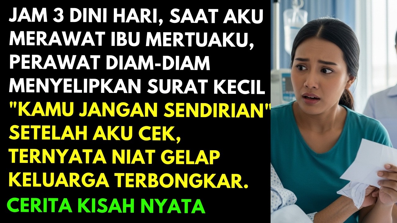 Catatan Rahasia Perawat Bongkar Rencana Gelap Ibu Mertua & Suami—aku Terpaku Setelah Tau Rencananya.