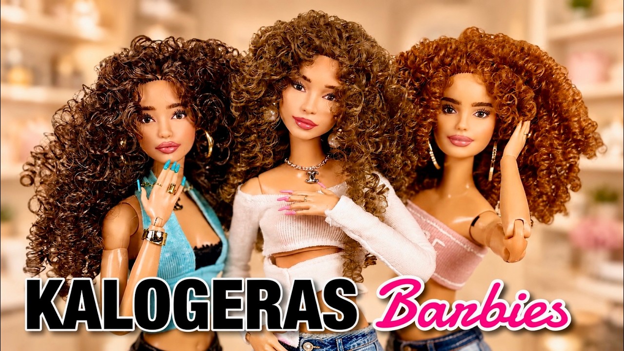 I Made Custom Barbie Dolls For the KALOGERAS SISTERS!