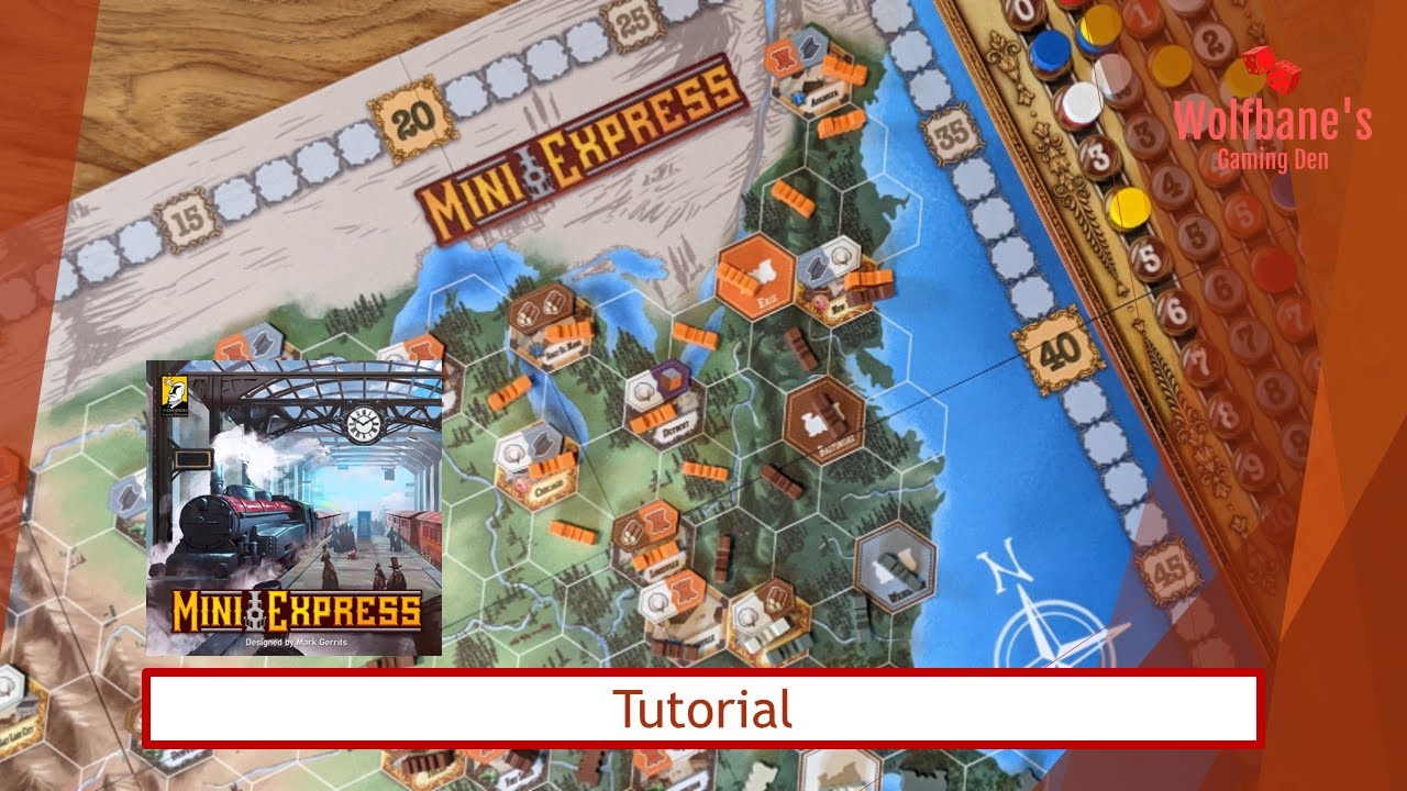 Mini Express [Board Game] - Tutorial / How To Play with Examples