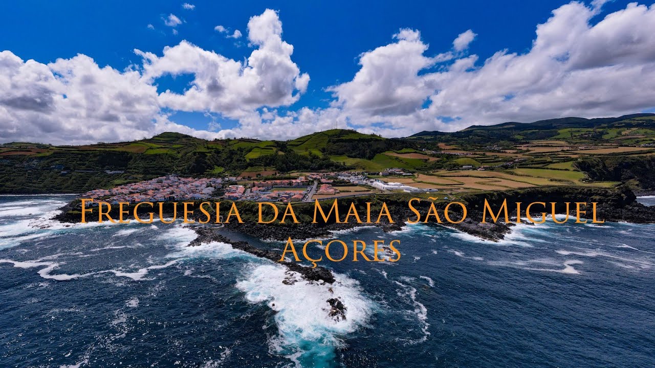 Maia visto do Céu ( Ribeira Grande ) São Miguel Açores Maio 2021