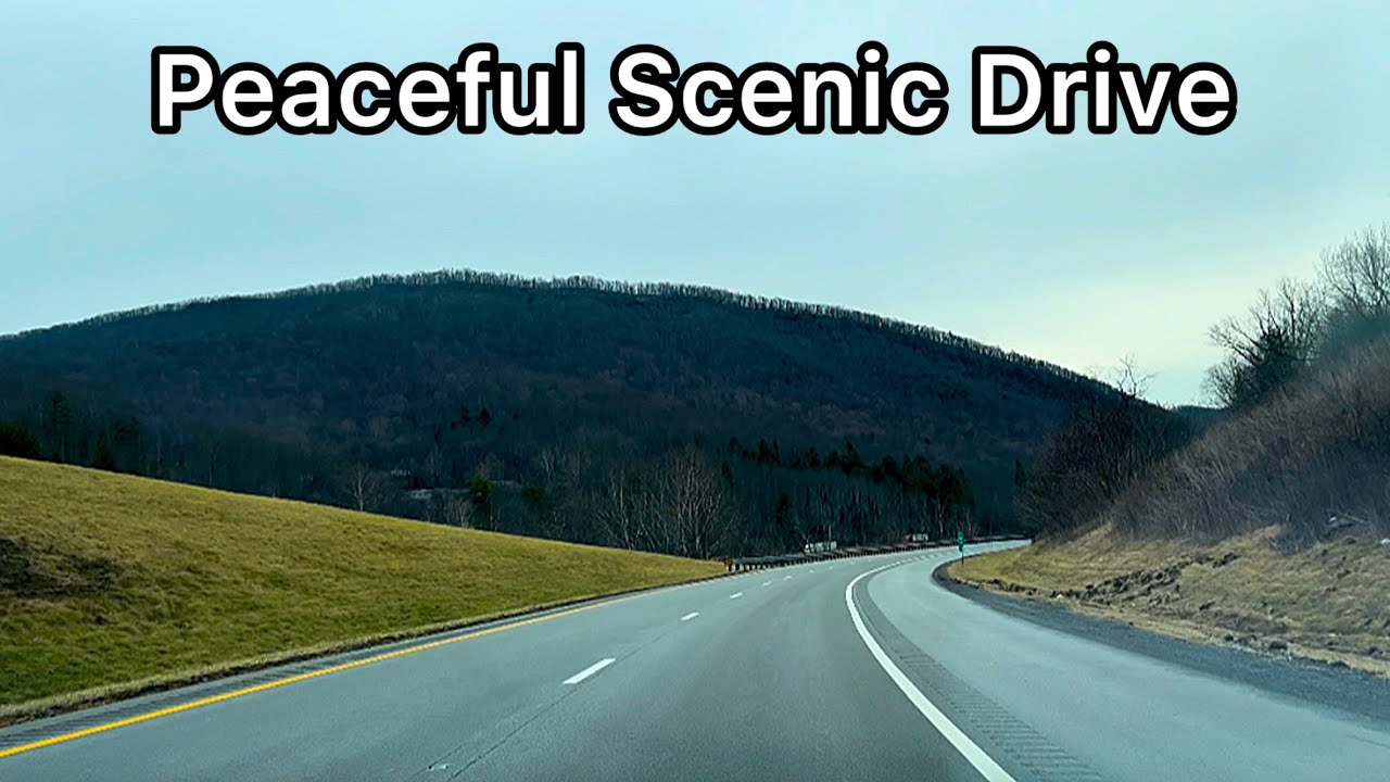 Relaxing Scenic Drive Through Mountains | Road Trip from Kentucky to North Carolina