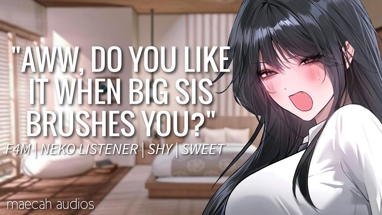 Hesitantly Accepts Cuddles From Adoptive Sister | ASMR Roleplay [F4M] [neko listener] [shy] [sweet]