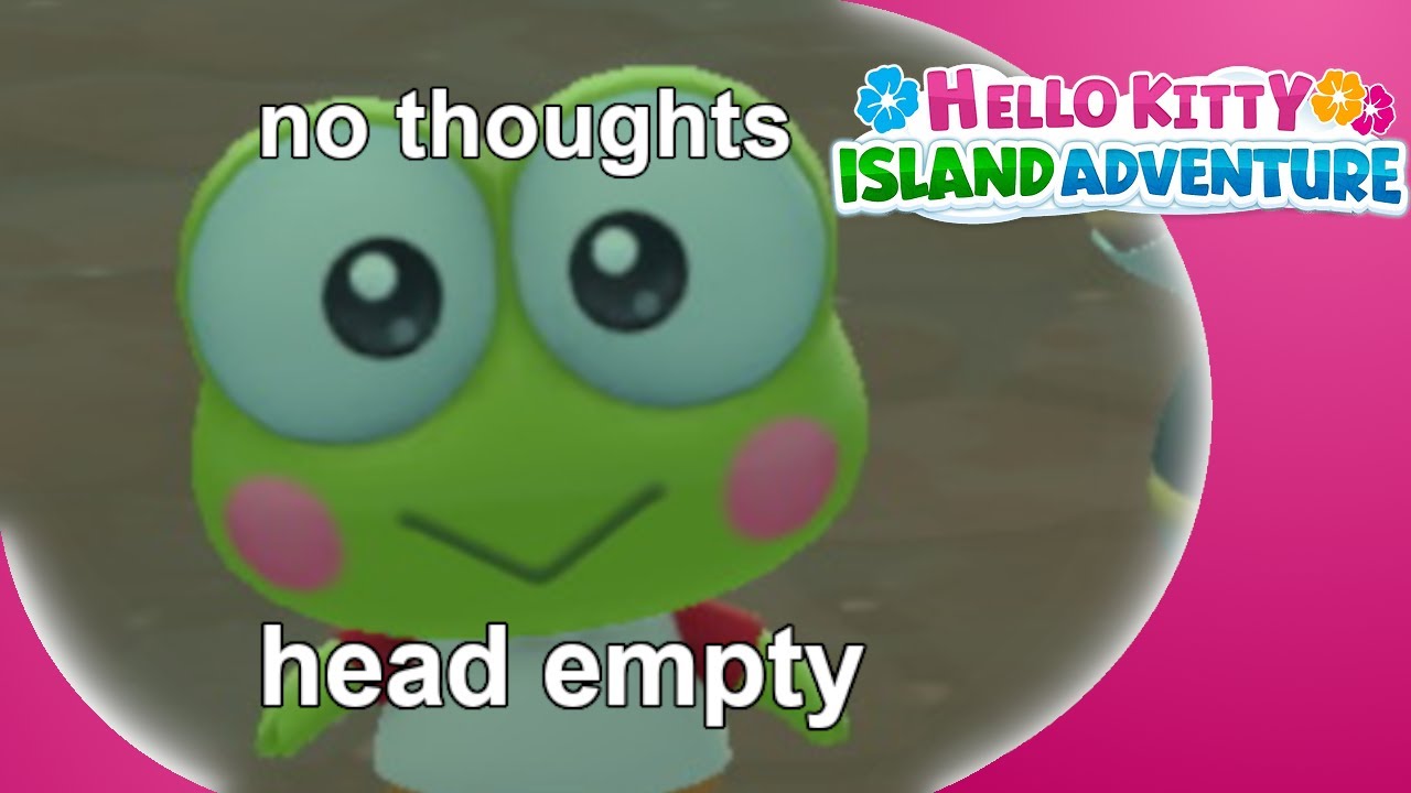 tormenting wildlife with keroppi - hello kitty island adventure