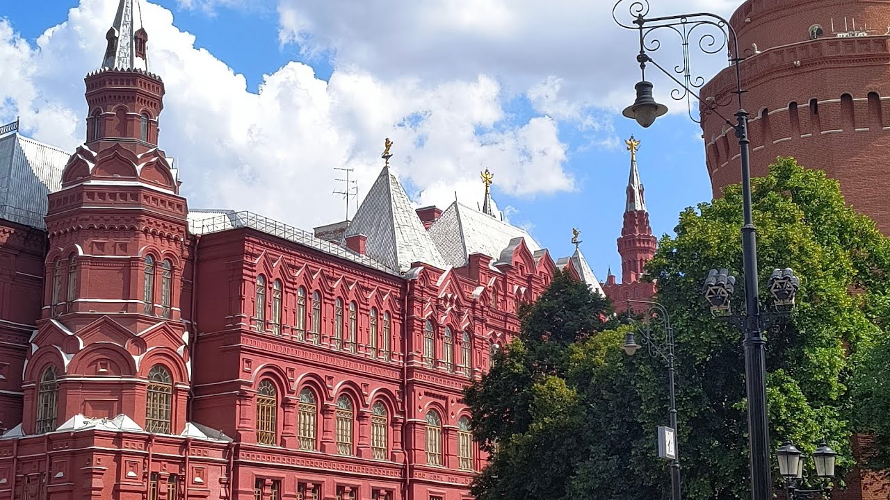 A day in Moscow|Red Square, Kremlin Russia 🇷🇺| 4K HDR