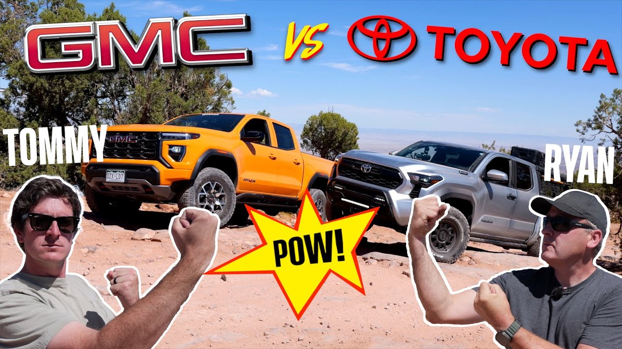 Ryan from Driving Sports CHALLENGED Us to an Off-Road Canyon vs. Tacoma Smackdown!