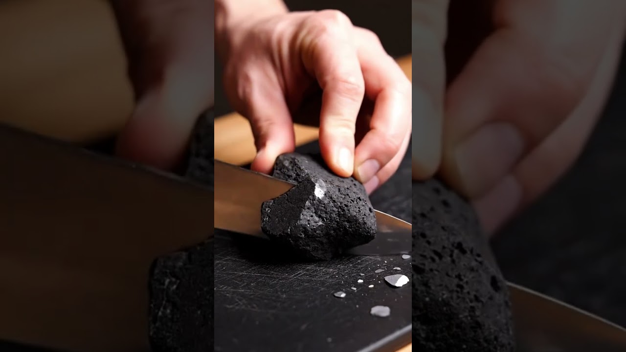 Slicing Volcanic Rock & Grey Granite 🪨