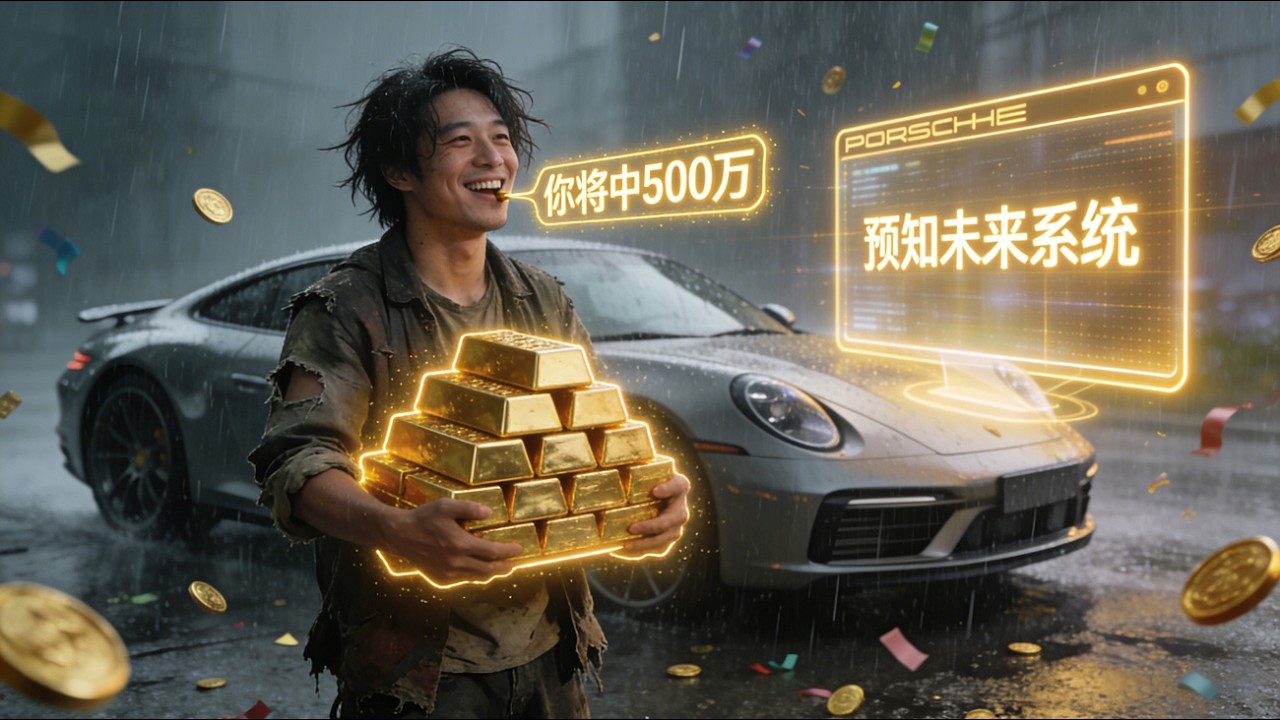 【完結】🔥我！說！明天你會中獎500萬，窮小子綁定未來頭條系統，發大財...