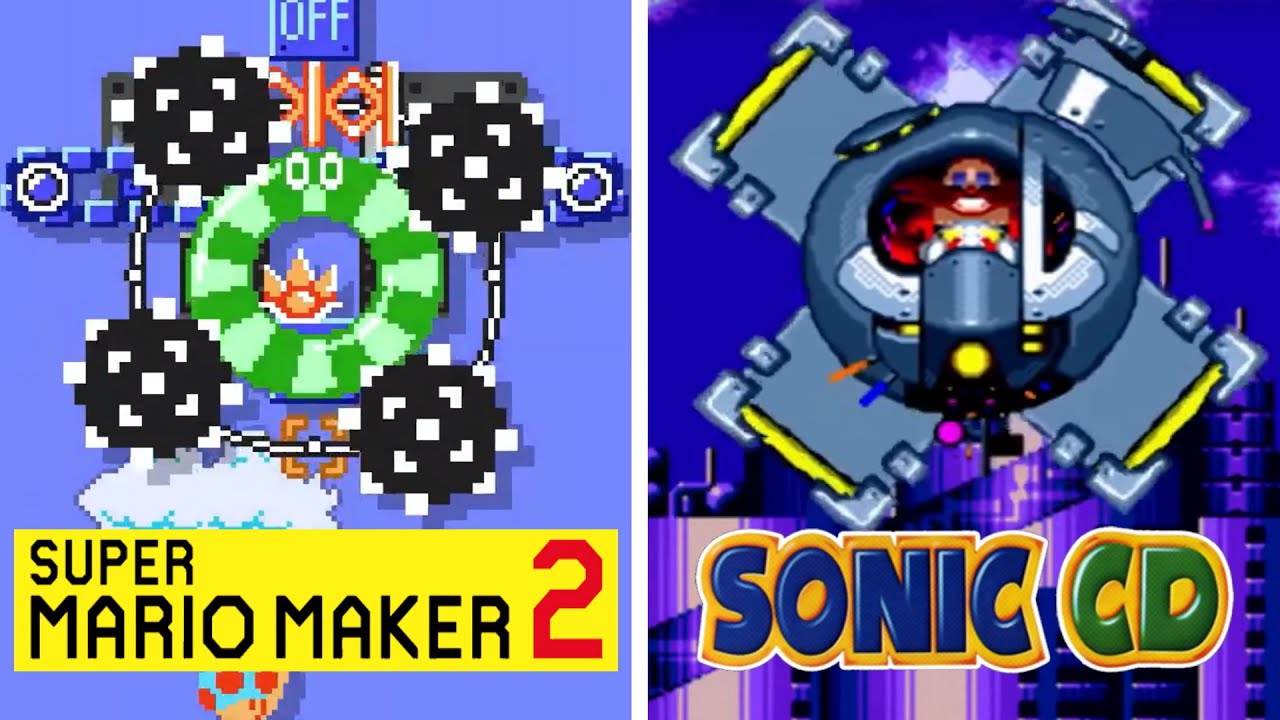 Super Mario Maker 2: Sonic CD Boss Rush Comparison