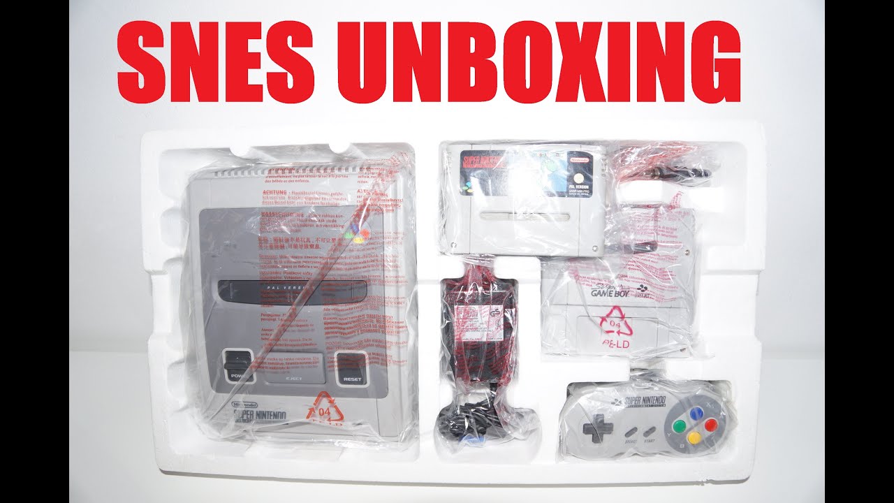 Super Nintendo More Fun Set Unboxing GERMAN