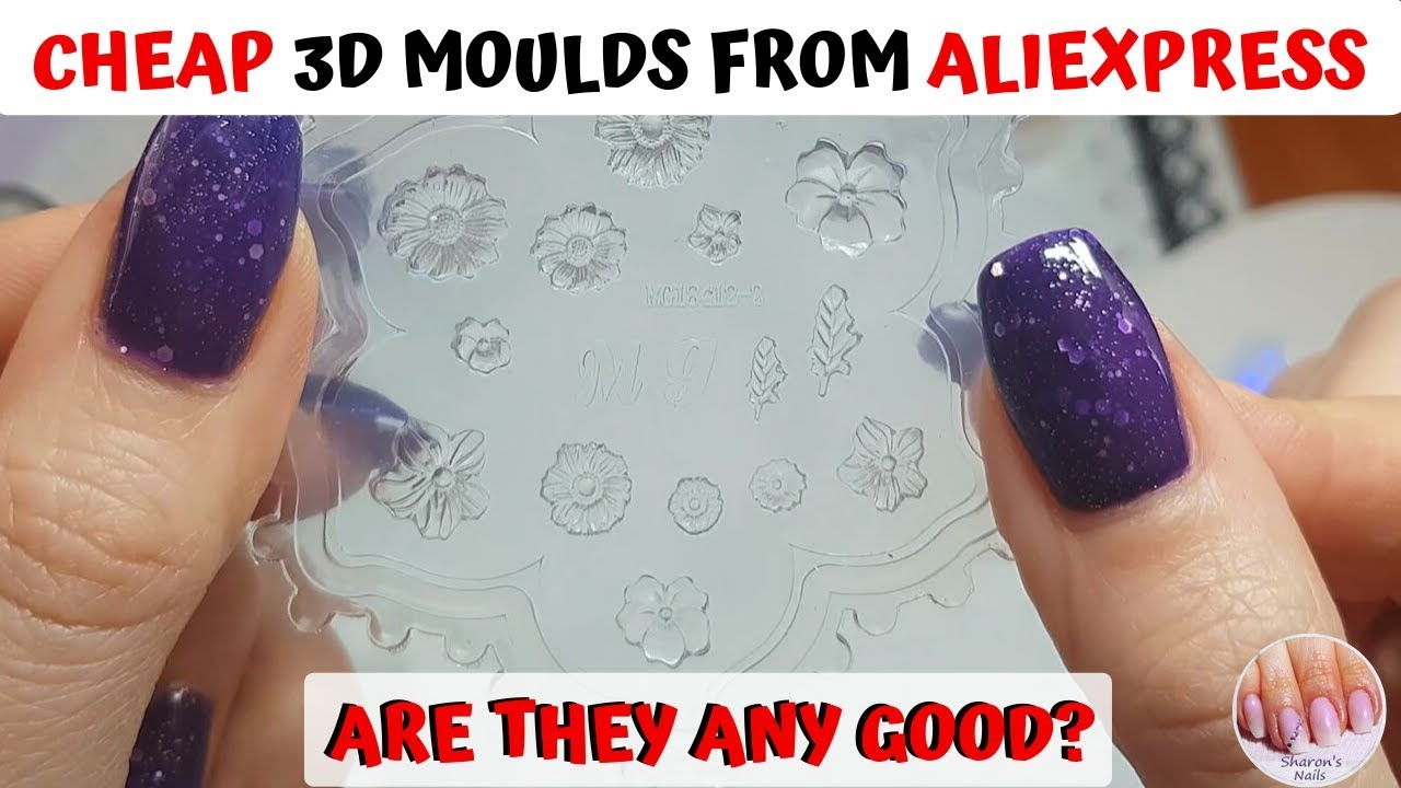 Cheap 3d Flower Moulds from Aliexpress - Are they any good? - Sharon's Nails