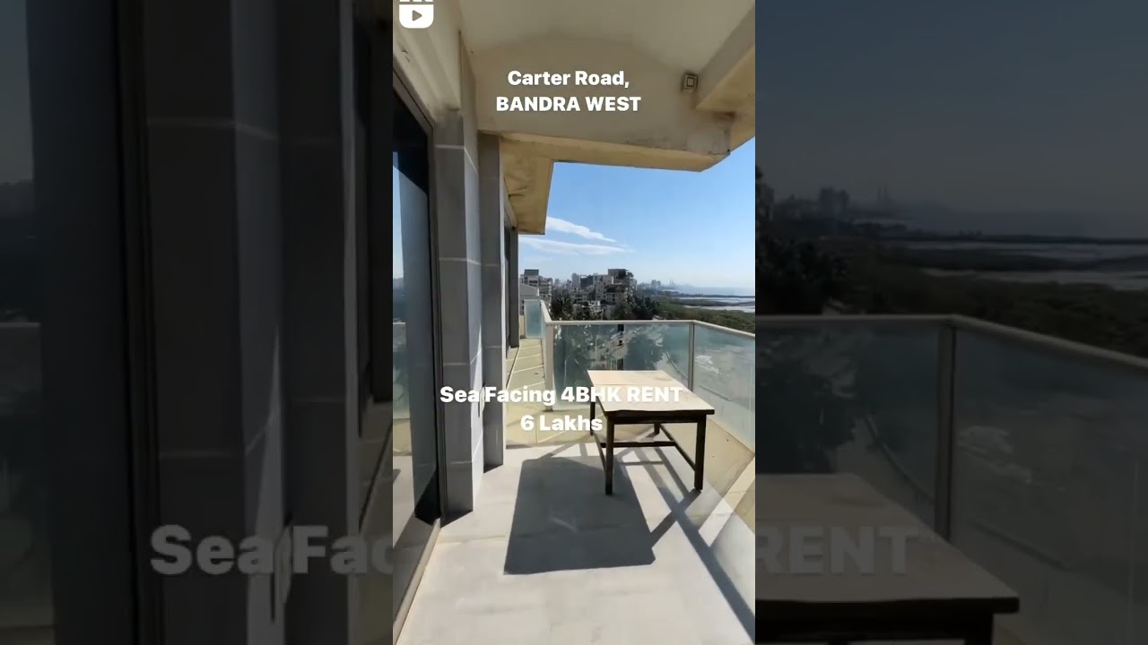 4 BHK FLAT FOR RENT || BANDRA MUMBAI|| SEA FACING FLAT