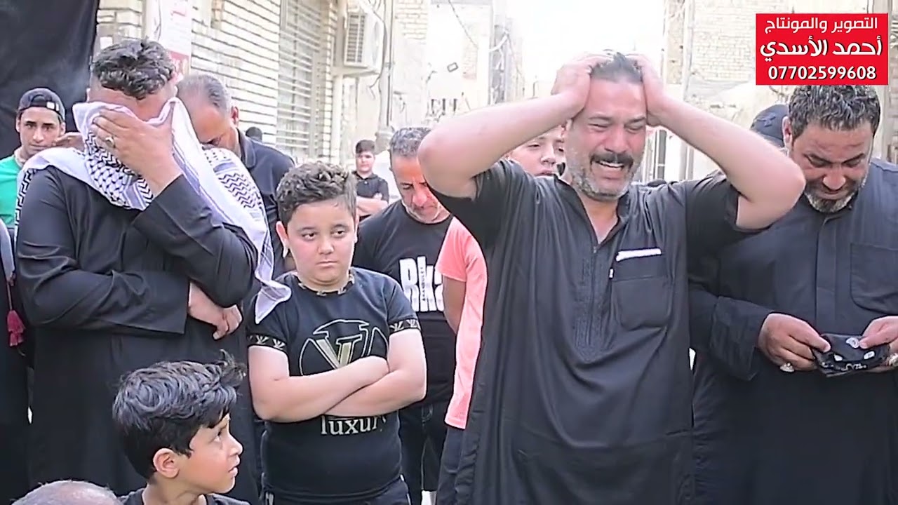 مجلس عزاء سابع المرحوم ابو محمد الغراوي بصوت الناعي ملا محمود الساعدي