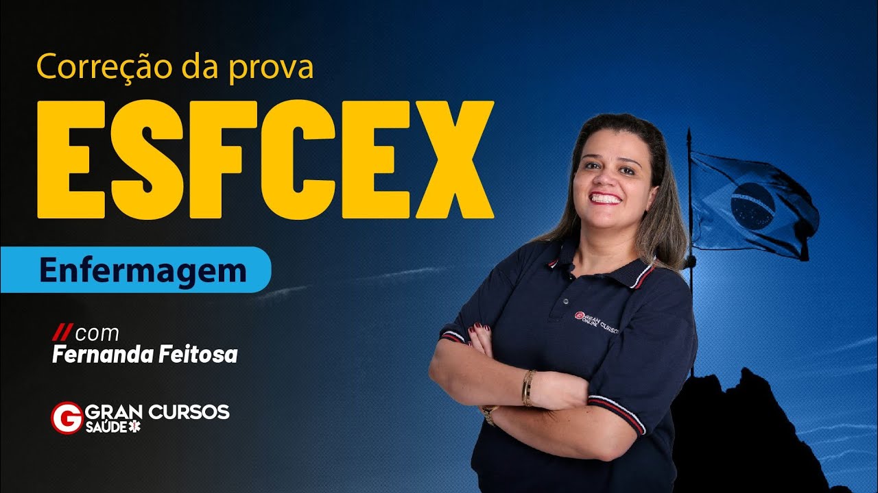 Correção da prova EsFCEx - Enfermagem com Fernanda Feitosa