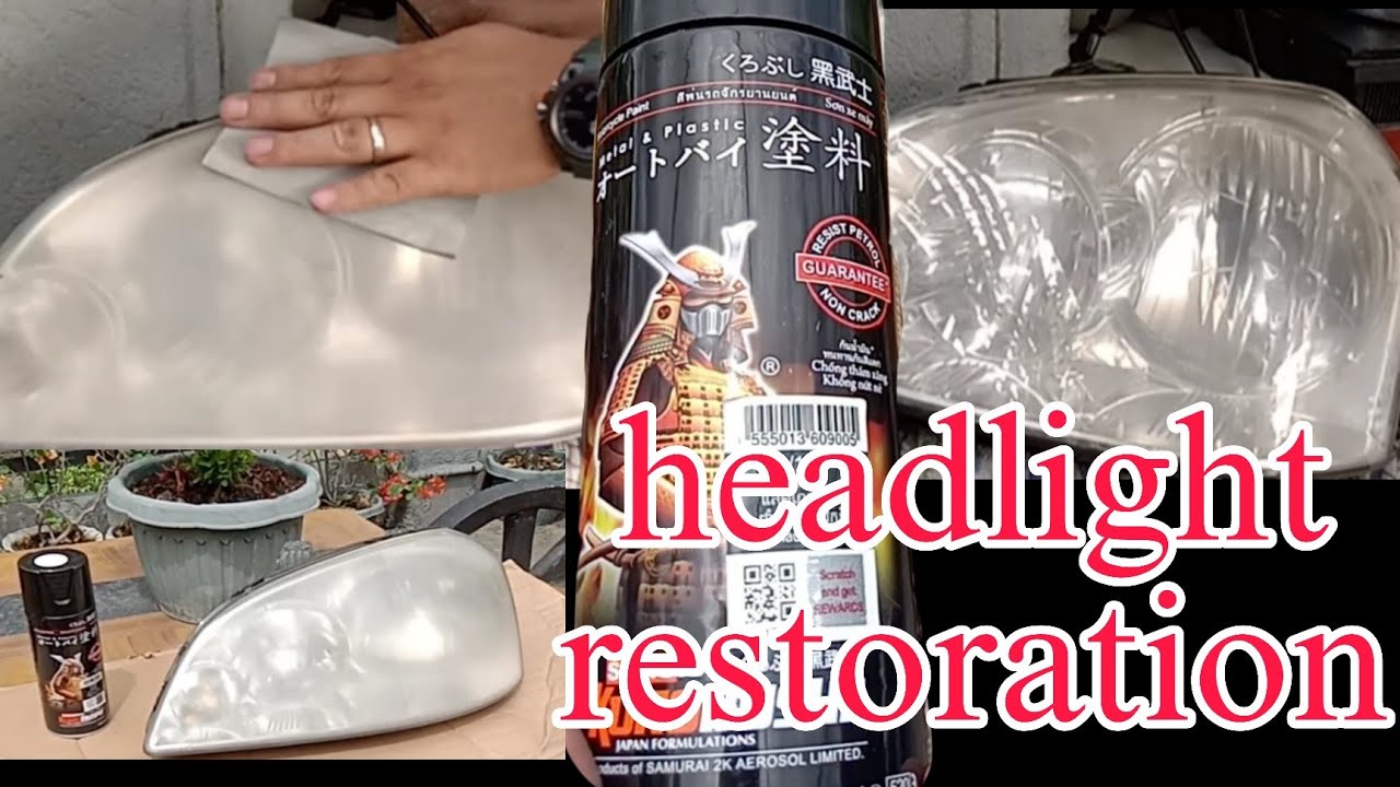 Effective DIY headlight restoration,,step by step 100% effective promise...must try😉