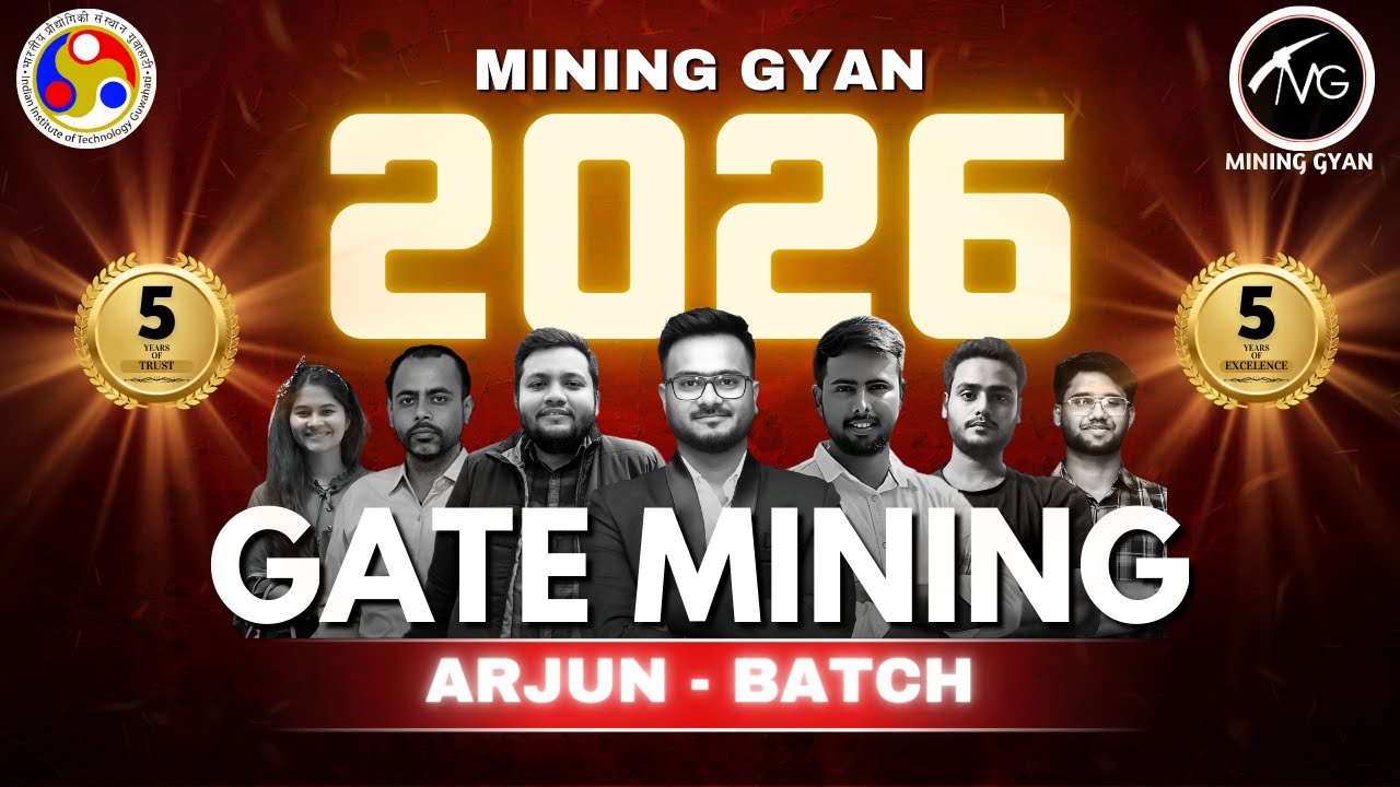 ARJUN Batch GATE MN 2026 | Course Details | 5 Years of Mining Gyan Excellence!