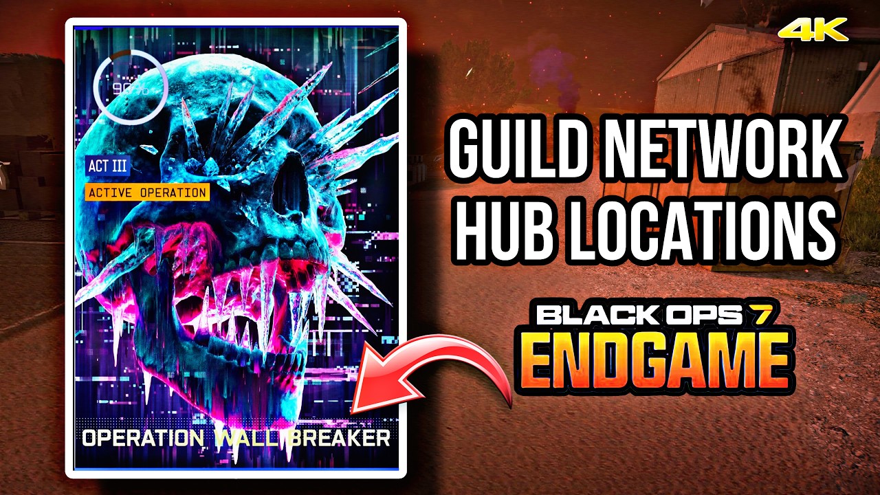 🟣BO7 ENDGAME🟣 ALL LOCATIONS OF THE GUILD NETWORKS HUBS IN THE OPERATION WALL BREAKER ACT III