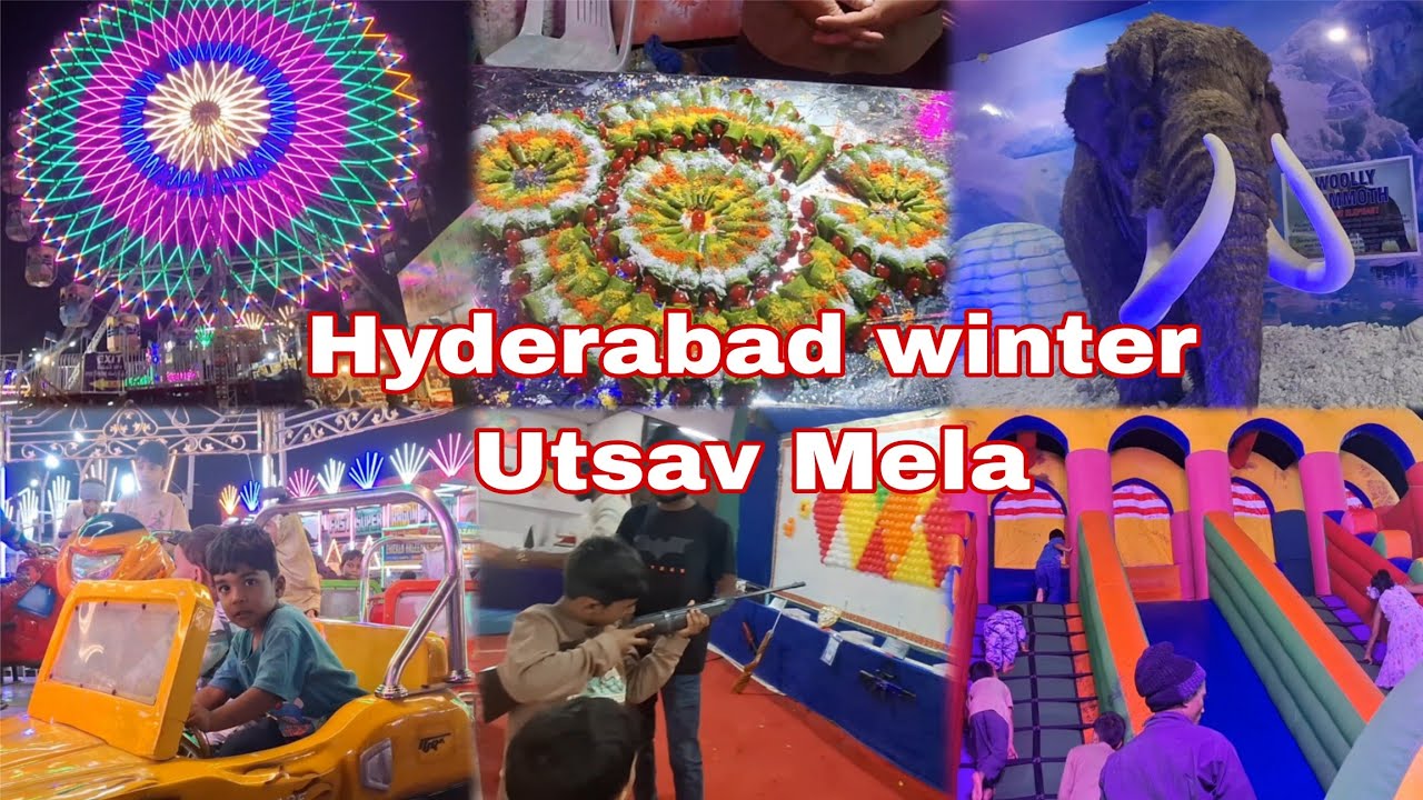 Winter Utsav Mela Hyderabad 2026🥰 Niagara Falls | Necklace Road Hussain Sagar #vlog #food