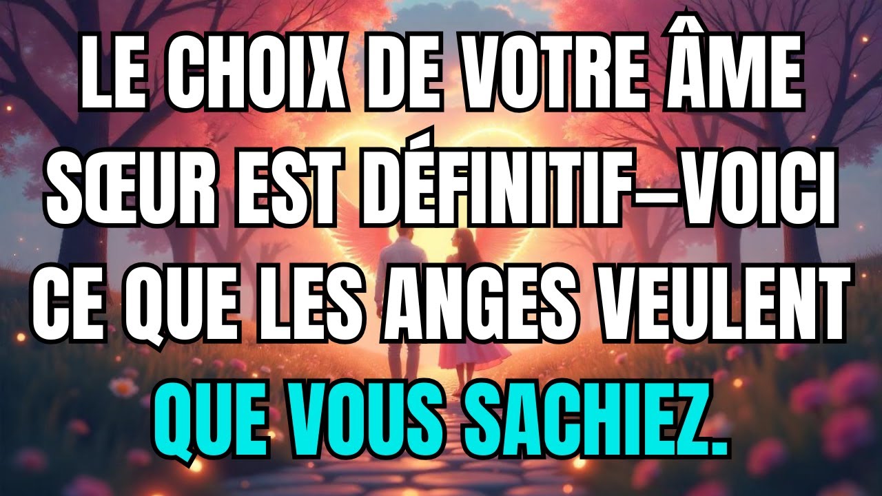 Les anges disent que le choix de votre âme sœur est définitif—voici ce que les anges veulent que...