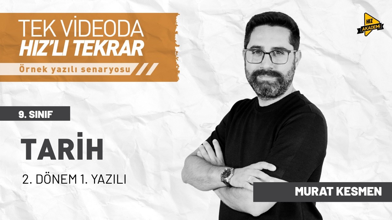 9. Sınıf 2. Dönem 1. Yazılı Çalışması | Örnek Sorular